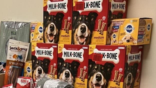 McKamey Animal Center receives nearly 2,000 pounds of pet food and treats in recent donations